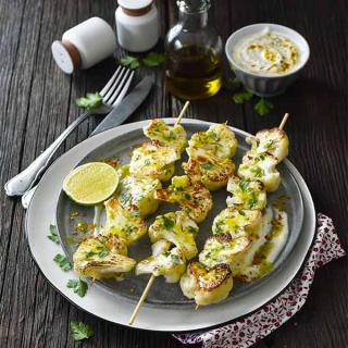 Brochettes de chou-fleur