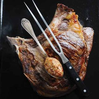 Côte de boeuf au beurre de tomates