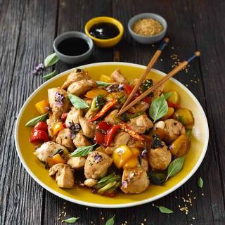 Poulet sauté à la thaïlandaise