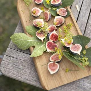 Figues rôties au fromage de chèvre