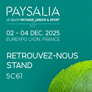2-4 décembre 2023 / Salon Paysalia - Eurexpo Lyon 2-4 décembre 2023 / Salon Paysalia - Eurexpo Lyon