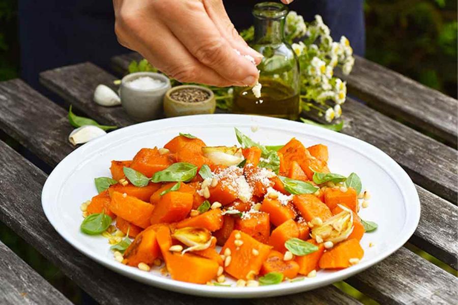 Butternut grillé à l'italienne