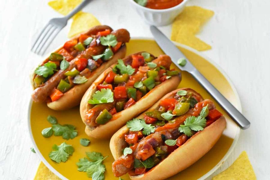 Hot dog à la mexicaine