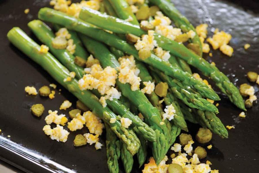 Salade d'asperges aux oeufs