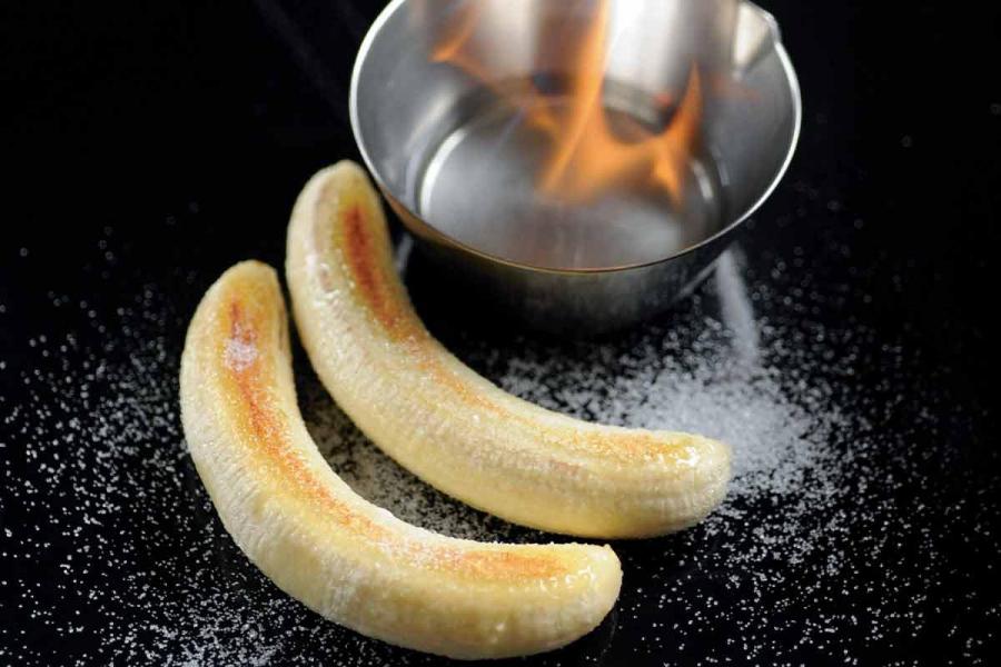 Bananes flambées au rhum