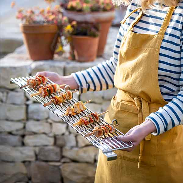 Spatule large ajourée 33,5 cm en inox - ENO