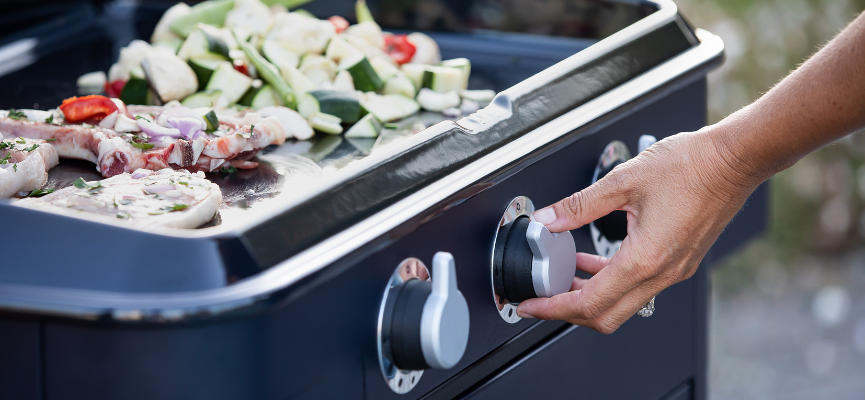 lighting gas griddle