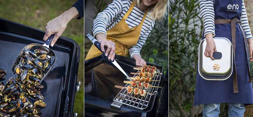 What can you cook on the Eno plancha?