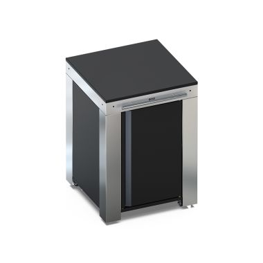 FELIX Side cart-Black and stainless