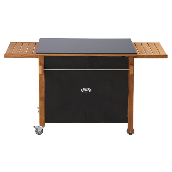 Eno Emile Desserte Hpl Et Bois Table Pour Plancha En Bois Et