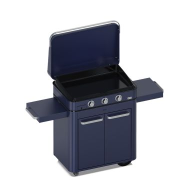Combo ENOSIGN 80 Plancha Gaz Bleu Navy  sur Chariot