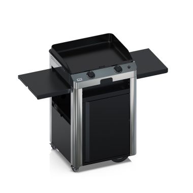 Combo FUSION 60 Plancha gaz sur chariot-Inox