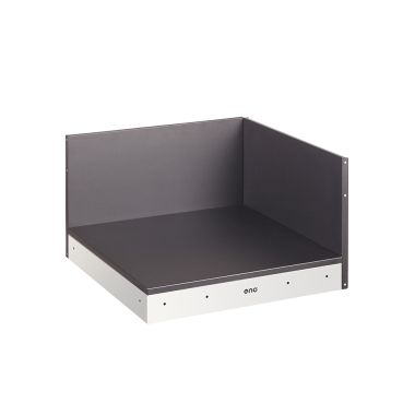 Plateau d'Angle Module Noir et Inox