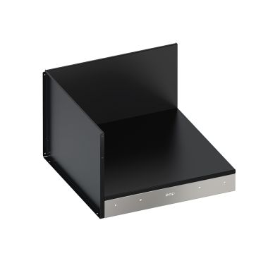 Plateau d'Angle Module Noir et Inox