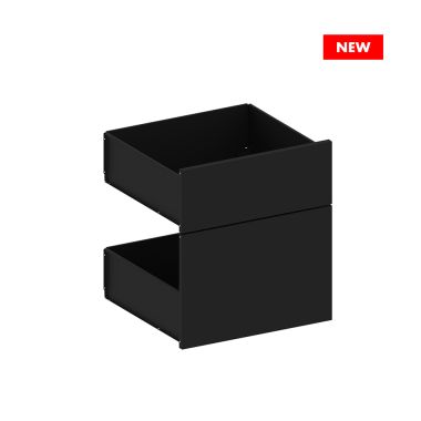 MODULO Tiroirs facade-Noir