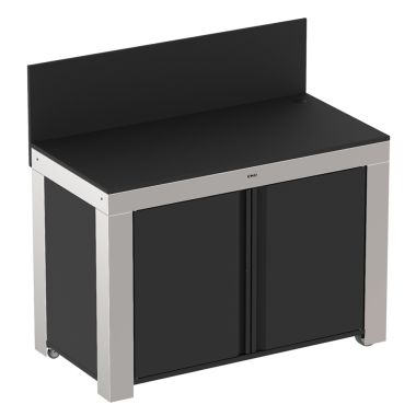 FELIX Meuble Noir et inox