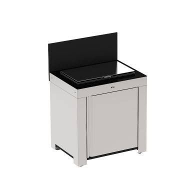 MODULO - Meuble Plancha Encastrable TRIBU 80 Inox