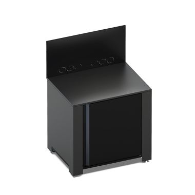 MODULO Meuble Plancha Surbaissé 80 Gris cargo