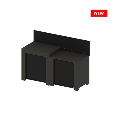 Cuisine ESSENTIAL - 2 Modules Gris Cargo