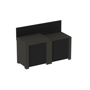 Cuisine ESSENTIAL  2 modules-Gris cargo