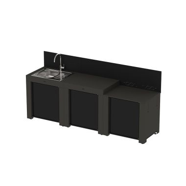Cuisine CLASSIC 3 modules-Gris cargo