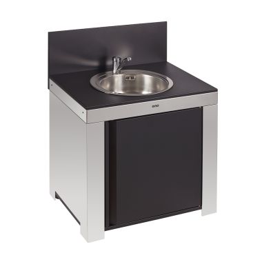 MODULO EVIER Noir et inox