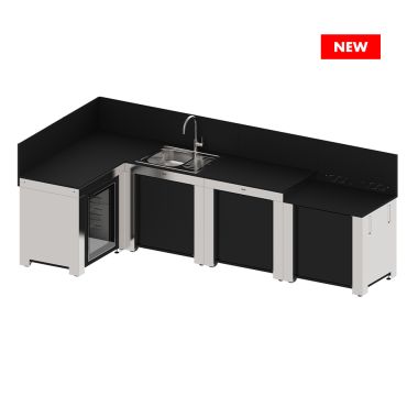 Cuisine COMFORT - 4 Modules Inox